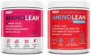RSP NUTRITITION Aminolean Pre Workout Energy (Fruit Punch 30 Servings) with AminoleLean Recout Boost (Tropical Island Punch 30 Servings)