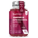 Weight World Ashwagandha Gummies for Women and Men 1200 mg - 120 Gummies (2-Month Suppply) - Ashwagandha Suplemen Gummies for Energy Booster, Heally Sleep & Stress Relief - Vegan & Gluten- Free