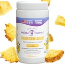 Gulat Citrat Magnesium - Sugar-Free, Vegan dan Non- GMO untuk Better Sleep and Relaxation - Tidak ada Alkohol Gula - Magnesium Suplemen untuk Dewasa, Remaja dan Anak - Pineapple - 240 Chews