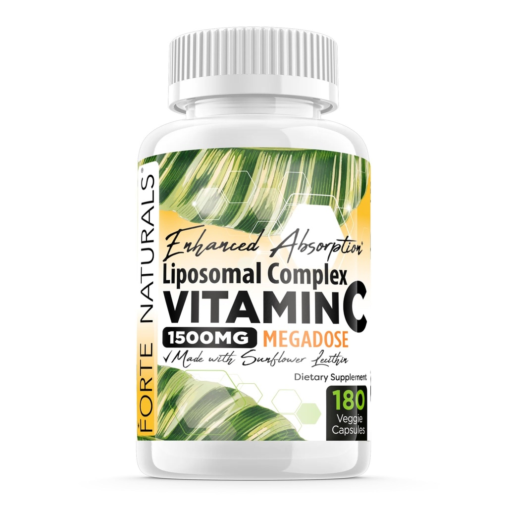 High Dose Vitamin C 1500mg Liposal C Kompleks dengan Sunflower Lecithin Kapsules Suplemen Badut Milk Sunflower Leethin 180 Capsules Celebration Vitamin
