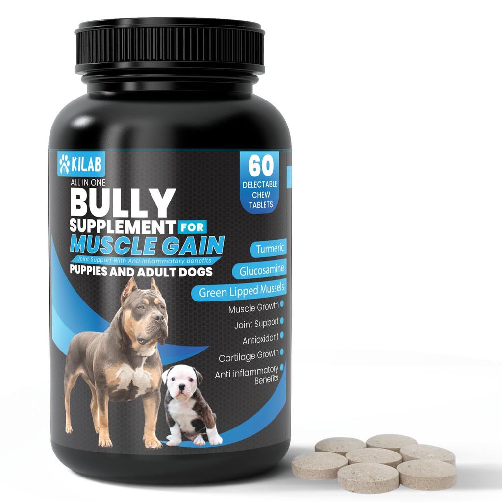 Weight Dog Weight - 60- Count Muscle Builder Dog Supplement