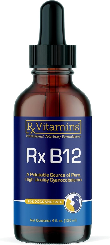 RX Vitamin B12 untuk Dogs and Cats - Dukungan Digetical Dog untuk Proses Metabolic Imprected