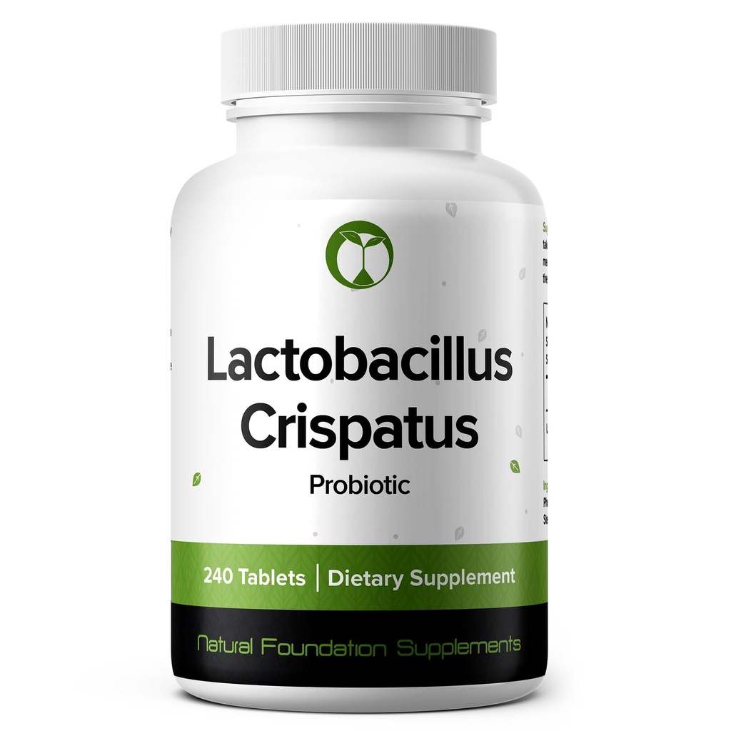 Lacrosnillus Crispatus Probiotic 240 Tablet (4 Bulan Suply) - Penelitian Strain LCR86 - 3 Milyar CFU - Digetical & Vaginal Kesehatan - GMP Disertifikasi (240, Lacciillus Crispatus)