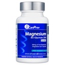 CanPrev Magnesium BisGlycinate 200mg Gentle 60 Veg Caps, 60- Day Supply, Digital Magnesium Untuk Dukungan Bone & Muscle, Mudah Digest, Provious Relaxation & Comfort, Vegan, Non-GMO, No Sugar