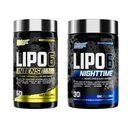 Nutrex Research Lipo 6 Intense and Nighttime AM / PM Bundle