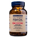 Wiley 's Finest Wild Alaska Fish Oil Peak DHA - 900mg EPA dan DHA Omega -3s - 120 Softgeels (60 Servings)