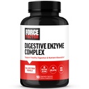 ForCE FACE Digetical Enzymes Complex untuk Mendukung Kesehatan Digetical, Kesehatan Gut, dan Bantuan Bloating untuk Perempuan dan Pria, Penuh-Spectrum 10 Enzymes Digeply, Non-GMO, 90 Capsules