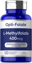 Carlyle L Methylfolat 400 mcg 124; 120 Vegetarian Capsules 124; Optimated and Methyl Foil Fale 124; Non-GMO & Gluten Free Suppplemen Atter- 124; oleh Optifically - Falate