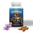 EXIR Eye Vitamin Lutein, Saffron Astaxanthin, Grape Benih, Suplemen Turmeric untuk Floaters, Strain, Tekanan, Malam Vision, VM20-60 Capsules