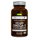 Igennus Vegan Omega-3 Natural Triglyceride Algae Oil, DHA & EPA Fatty Acid Suffels, 180 Small Softgelels dengan Astaxanthin, Easy- To-Swallow, Murni & Sustaminable, 90 Servis