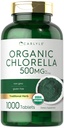 Carlyle Chlorella Tablet Organic 500 mg 124; 1000 Count 124; Vegetarian, Non-GMO, dan Gluten Free Supplemen