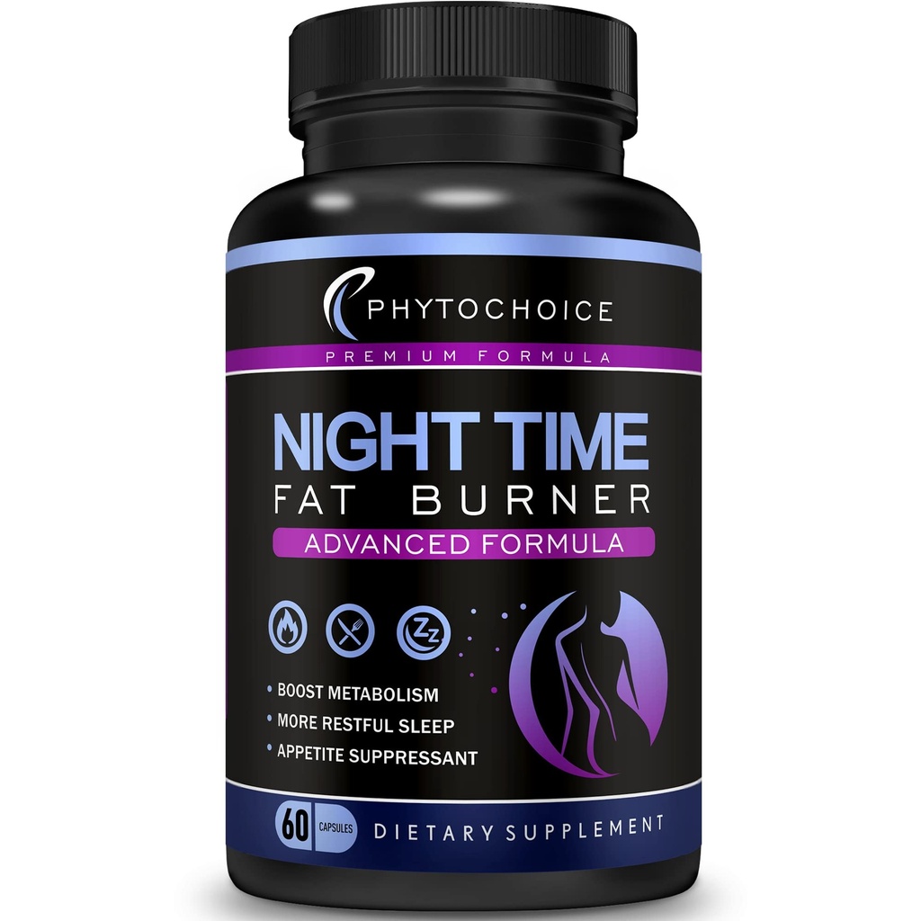 Night Time Weight Loss Pill for Women-Carb Blocker Appetit dengan Melonatin- Fat Burner Diet Pills yang bekerja cepat untuk Women-Malam Metabolisme Booster- Dibuat dalam USA- 1 Pack