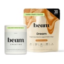 Beam Dream Sleep Powder & Creatine Bundle, Third Party Tested Natural Sleep Aid & Recovery Suplement with Micronized Creatine Monodrate, Unflashted Creatine Powder for Muscle Strength, Energy