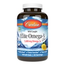 Carlson Labs Wild Caught Elite Omega-3, 1600mg, Omega 3, Soft Gels, 90 Count