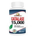 Rise- N- Shine Catalase Supplemen 15.000 - Enzyme Antioksidan yang kuat untuk Kesehatan Rambut - Suplai Rambut Kuat - 30 Hari Suppply