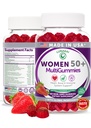 Lunakai USA Made 50 Plus Women 's Multivitamin Gummies - Delicious Formula Enhanced with Esculity & Minemins for Health & Vitalitas - 60ct