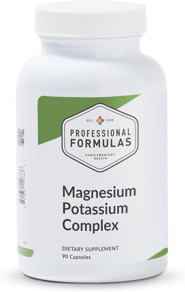 Kompleks Potasium Formula Magnesium Profesional - Sangat Absorbable Magnesium (Malate & Citrate) dan Potasium Citrat - Mendukung Otot Sehat, Nerve, Heart, dan Keseimbangan Elektrolite - 90 Katup