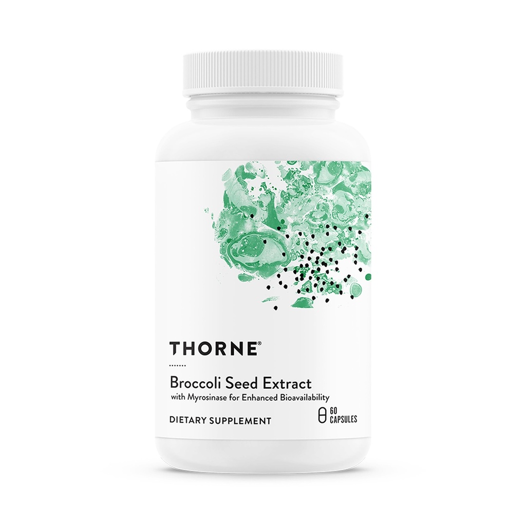 THORNE - Brokoli Seed Extract (Forgently Crucera- SGS) for Antioksidant Sulforaphane Glukosinolate (SGS) - 60 Capsules