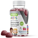 Viteey Kid Multivitamin Gummies dengan Program- 8- 1 Anak Vitamin untuk Dukungan Kesehatan Ammune dengan Vitamin C, D3, B12, B6, Zinc, Elderberry, Selenium - Vegetarian