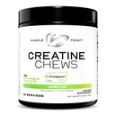 Muscle Feast Creapure Creatine Monohydrate Chewables, Lemon Lime, 120 Tabs