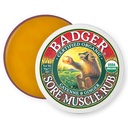 BADGER Organik Sore Otot Gosok Tin, 2 OZ