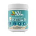 VAL Bone Protein Powder - 22g Protein, 12g Collagen, MCT & Pea Protein - Gut, Skin & Gabungan Dukungan - Paleo Friendly, Gluten Free - Chicken Flavor, 16 Servings