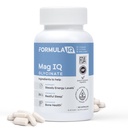 FIQ - Mag IQ Glycinate - Magnesium Bisglycinate Chelate TraACS - High Absorestic Magnesium Glycinate Suplemen - Tidur, Energi Harian, & Bone Wellness - 60 Capsules