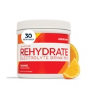 AdvoCare Rehydrate - Electrolite Drink Mix - Termasuk Magnesium, Sodium, Potasium & Calcium - Antioksidant & Amino Acid - Support Hidration & Recovery - Orange, 12.7 oz