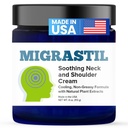 Dasar Vigor Migrastil Soothing Neck & Shoulder Cream - Fast- Acting & Powerful - Non-Greasy Topical Cream (4 oz) Dibuat di Amerika Serikat