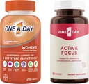 Satu hari Bundle - Satu Hari Multivitamin Bagi Perempuan 200 Hitung Tablet Dan Satu Hari Fokus Aktif Tambahan, 30 Kapsul