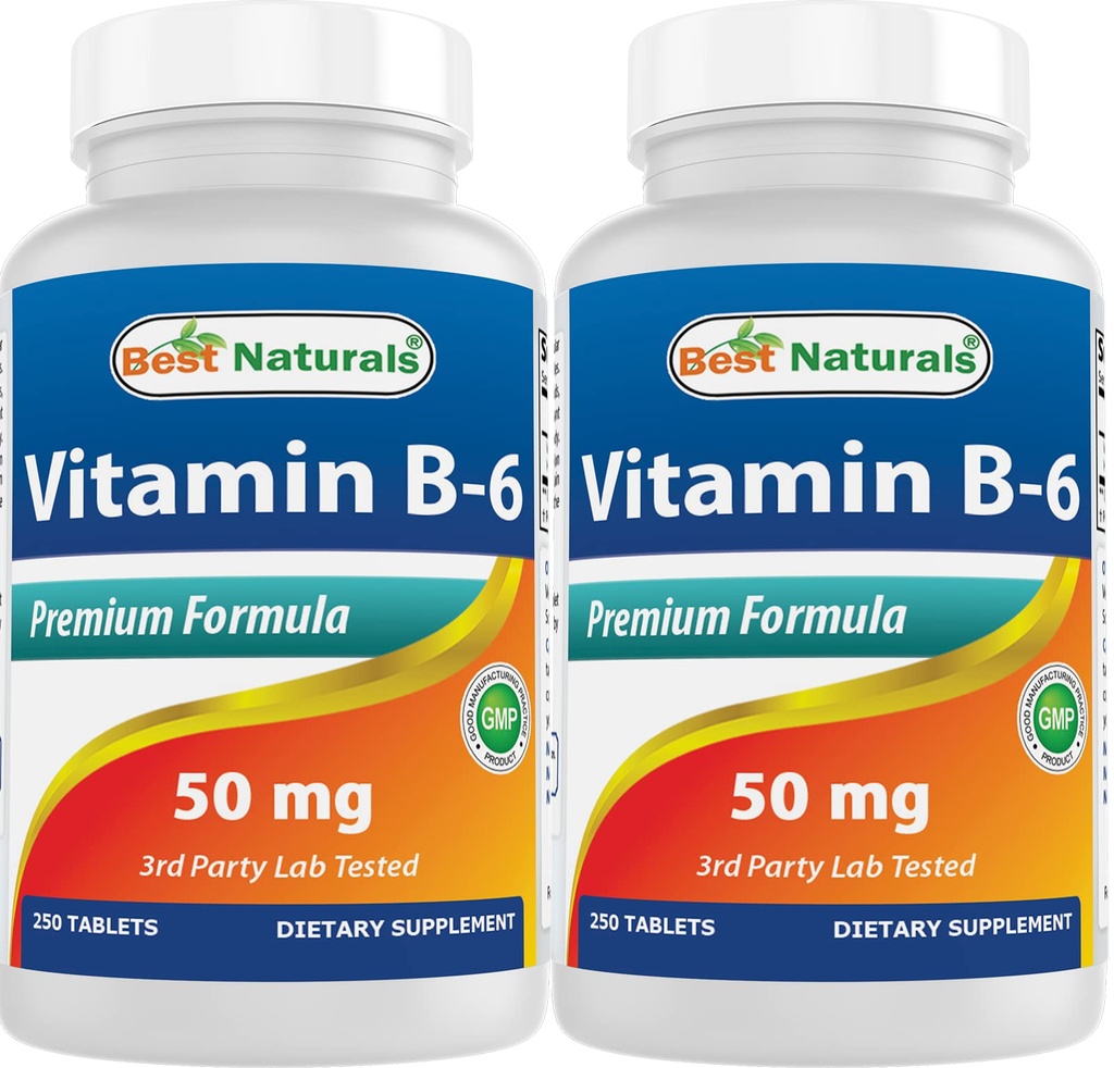 Terbaik Vitamin B6 50 mg 250 Tablet (250 Cacah 2))