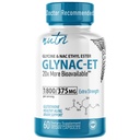Nutri NAC Ethyl Ester + Glycine - Ekstra Kekuatan 375mg - Nacket withe Selenium - 80% Bioavability - N- Acetylcysteine - Pendukung Anti Aging, Glutathione Boost - 60 Capsules - Teruji Partai 3