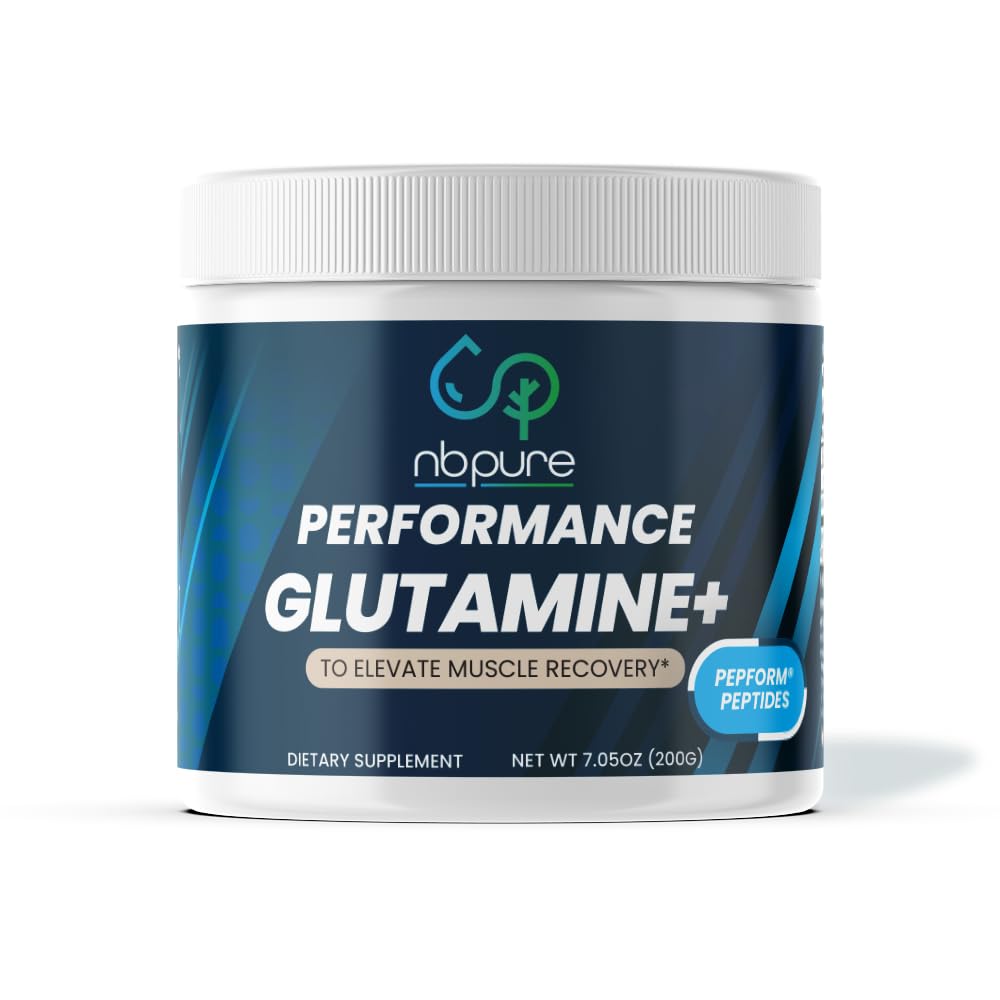 nbpure Performance Glutamine +: PepForms ™ Glutamine Peptides - Non-GMO Recovery & Gut Health - Leaky Gut, Immune Support