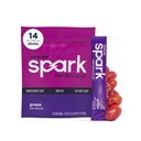 AdvoCare Spark Vitamin & Amino Acid Suplement - Fokus & Energi Powder Mix dengan Vitamin A, B-6, C & E - juga termasuk L-Carnitine & L-Tyrosine - Grape, 14 Stick Packs