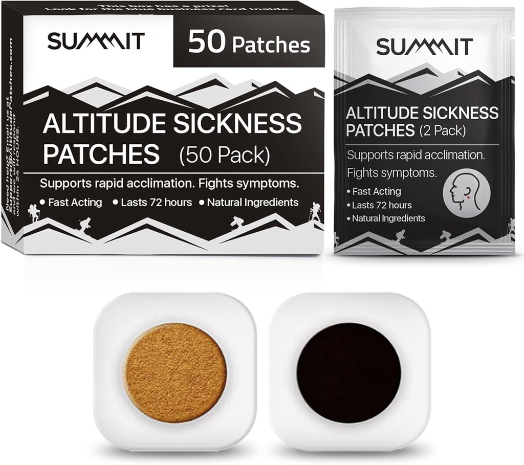Summit Ketinggian Pencegahan Sickness Menetapkan 124; Mendukung Aklamasi Ketinggian Rapid Tinggi, Boosts Intake Oksigen, Perkelahian Tinggi Ketinggian Simpanan Simpul 124; Paket Dari 50