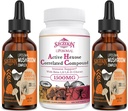1500 MG Lipomal Aktif Hexose Tambahan 120 SoftGels Bundle dengan 2000 MG Lipomal Mushroom Kompleks Menjatuhkan 60 Servis