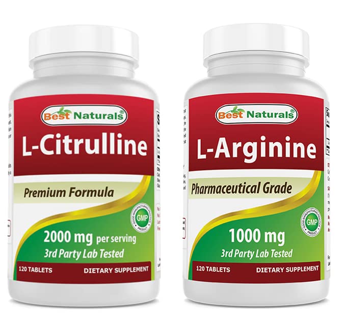Terbaik: L- Citrulline 2000mg & L- Arginine 1000 mg