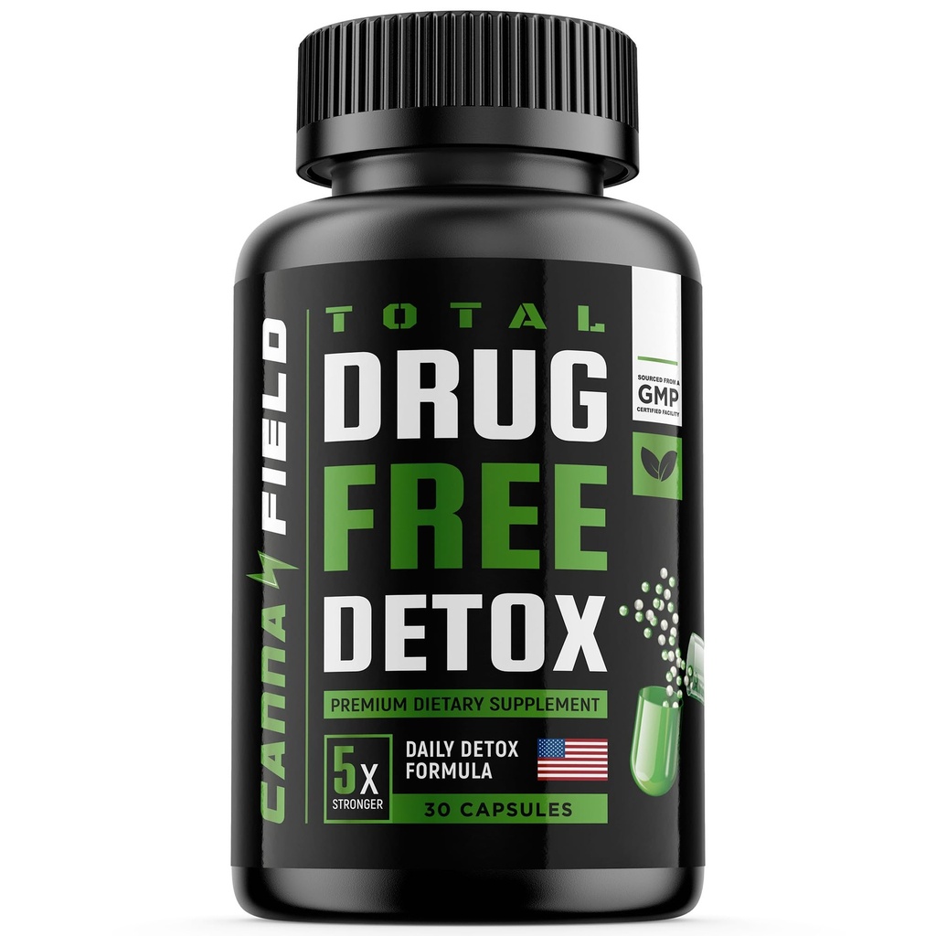 Detox and Liver Cleanse - USA Made - 5 days Natural Toxins Hapus - Best Pills to Pass-Premium Detox Suplemen - 30 Capsules