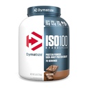 dymatize ISO100 Whee Protein Powder Isolate, Fudge Brownie, 25g of Protein, 5 Pound, 5.5g BCAAs, Kurang dari 120 Cal., Gluten Free, 1g Fat, 1g Sugar, 2g Carb (70 Pelayan)