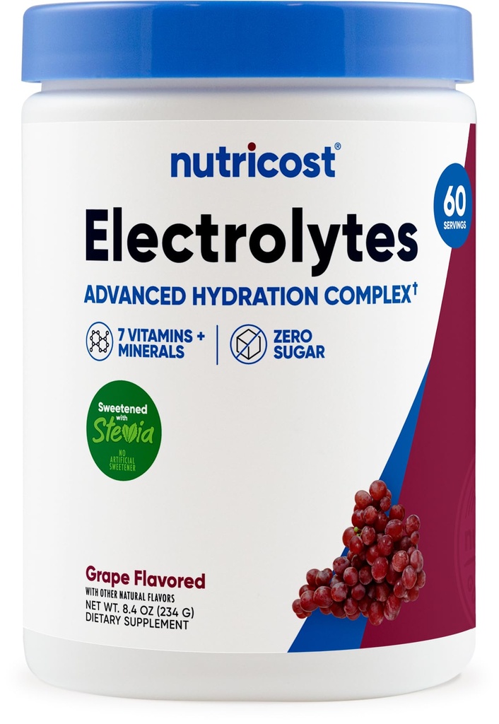 Nutricost Electrolite Complex Powder (60 Servis, Grape)