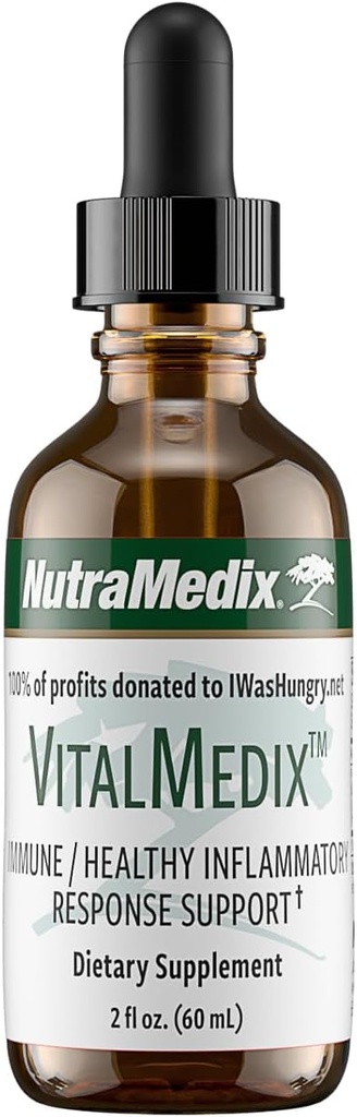 NutraMedix VitalMedix - Cakar Kucing & Ekstrak Tanaman Moringa - Tambahan Energi Daily untuk Kesehatan Ammune & Overall Vitalitas - Kaya dalam Vitamin & Minoz (2oz)