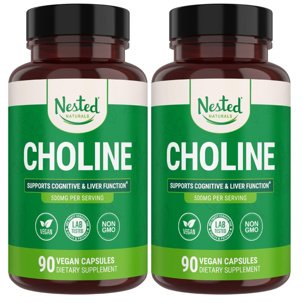 Suplemen Potensi Tinggi - Mendukung Kesehatan Maternal & Fetal Selama Pregnancy * - 100% Vegan & Non- GMO - 2- Pack (180 Vegan Capsules)