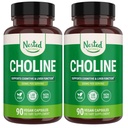 Suplemen Potensi Tinggi - Mendukung Kesehatan Maternal & Fetal Selama Pregnancy * - 100% Vegan & Non- GMO - 2- Pack (180 Vegan Capsules)