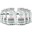 Penyelenggara Ocean Pure Magnesium Glycinate dengan Zinc - Maximum Stringed Magnesium Suplemen Perempuan dan Pria untuk Karang Otot dan Dukungan Tidur - 6 Botol