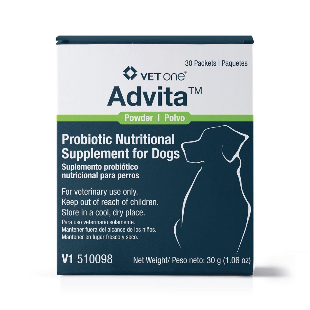 VetOne Advoita Probiotic Nutronation Suplemen untuk Anjing - 30 Paket