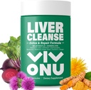 VivoNu Milk Thistle Silymarin & Dandelion Root Liver Health Support, Antioksidant, Detox (60 Capsules / 1 Bottle)