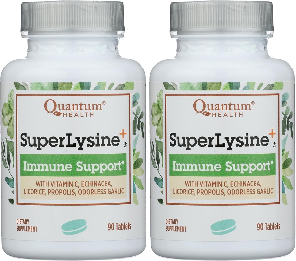 Penelitian Quantum Super Lysine + Tablet, 0.93 Pounds (Paket 2)