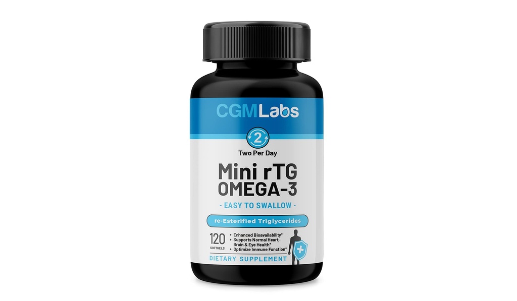RTG Omega 3 Oil Dieter Suplemen - Affiction & Fast Acting, Burpless Oil Suffive Suffels from Anchov.