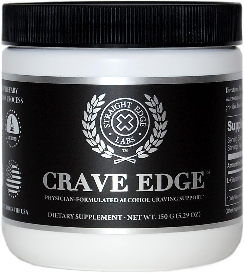 Dukungan Craving Edge Craving, Physician- Formulasikan Pengganti Anti Alkohol Minum, Berhenti Minum, Detox Hati, Akting Cepat, Tidak ada Pil Besar atau Bad Taste (150G Powder, 30 Hamba)