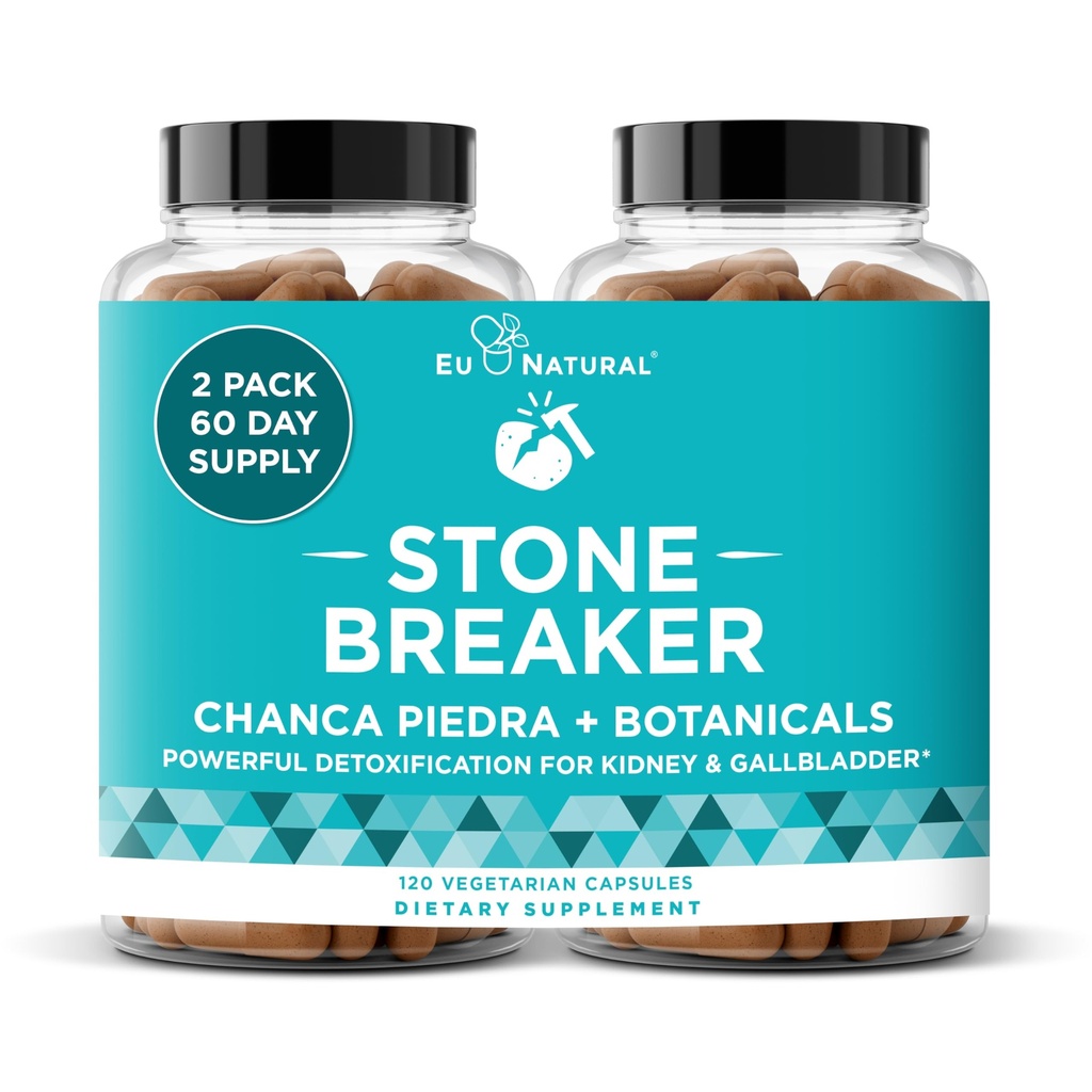 Chanca Piedra Stone Breaker - Natural Dissolver, Kidney Cleanse & Gallpeck Supplement - Detoktify Uurinary Tract, Flush Impruities, Clear System - 120 Vegan Soft Capsules